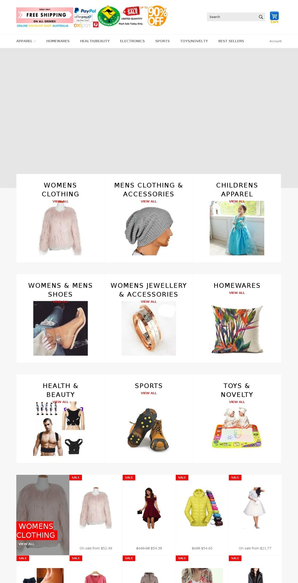 onlinediscountshopusa.com — Shopify storefront screenshot