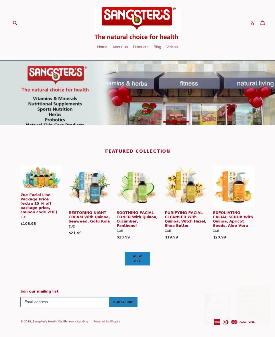 onlinenutrients.com — Shopify storefront screenshot