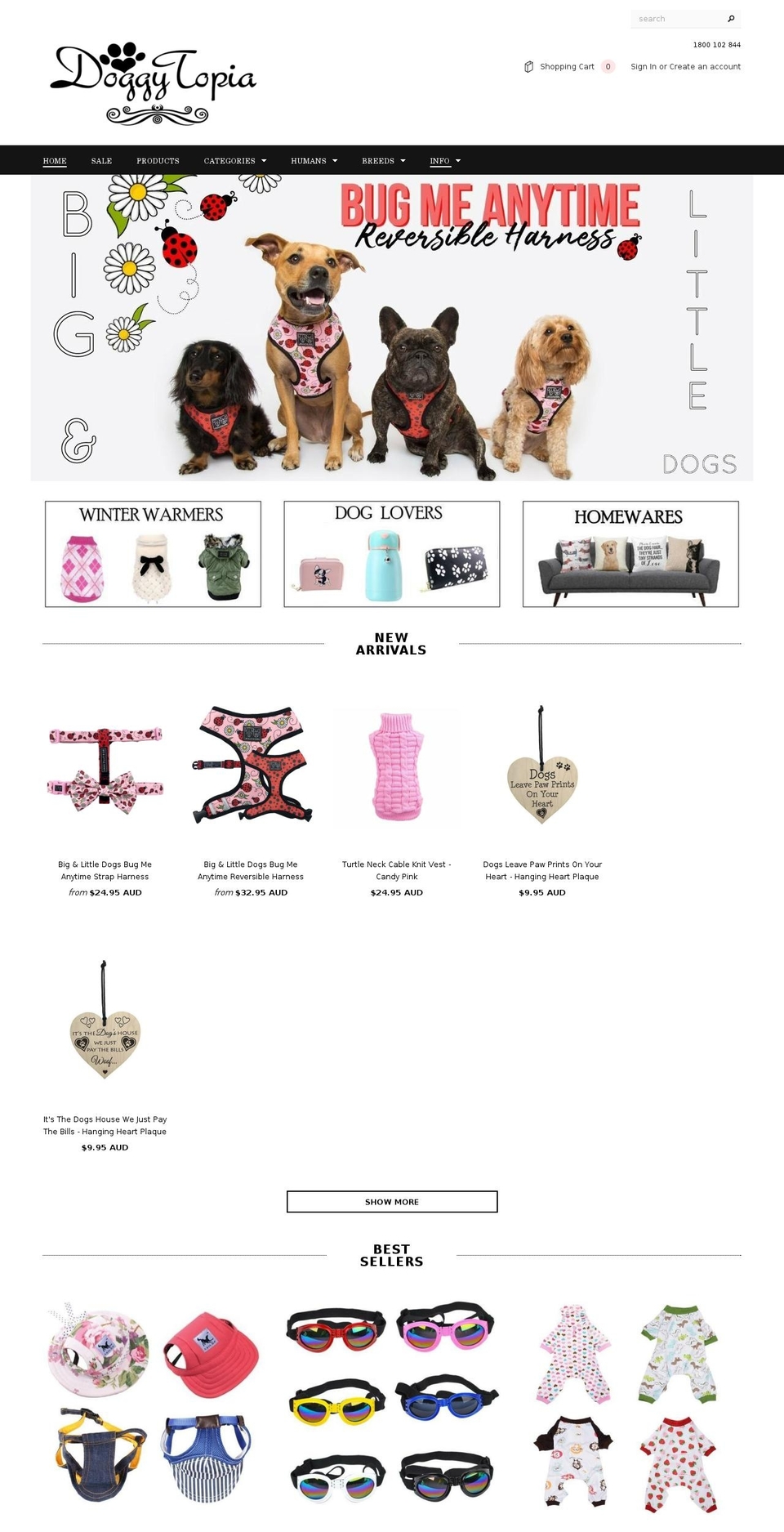 onlinepetsupplies.com.au shopify website screenshot