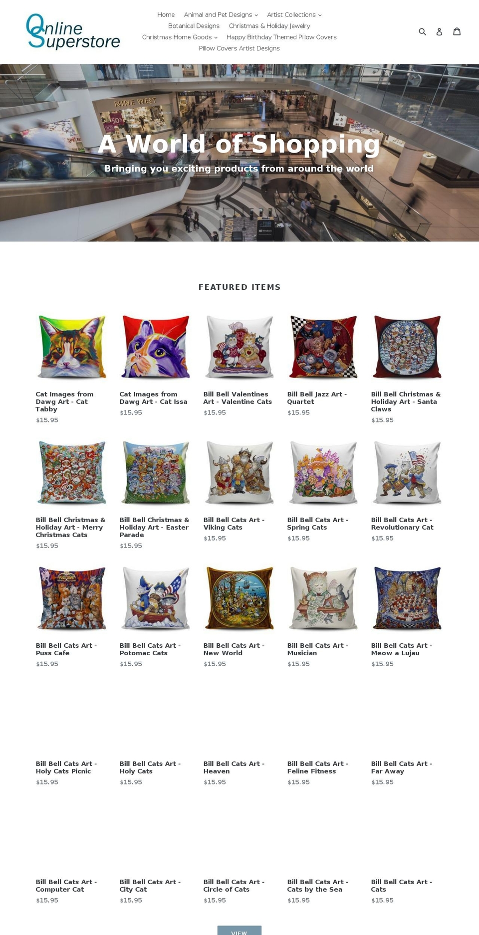 onlinesuperstore.com — Shopify storefront screenshot