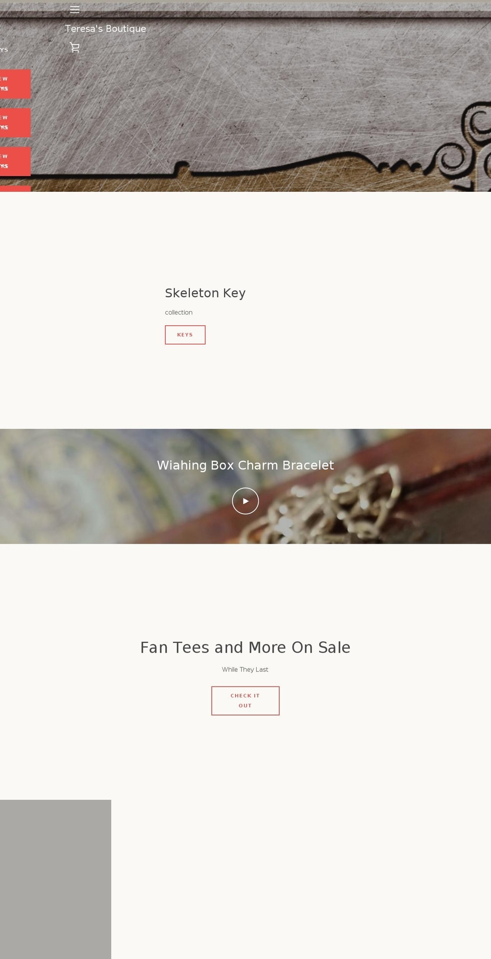 onlinewithteresa.boutique shopify website screenshot