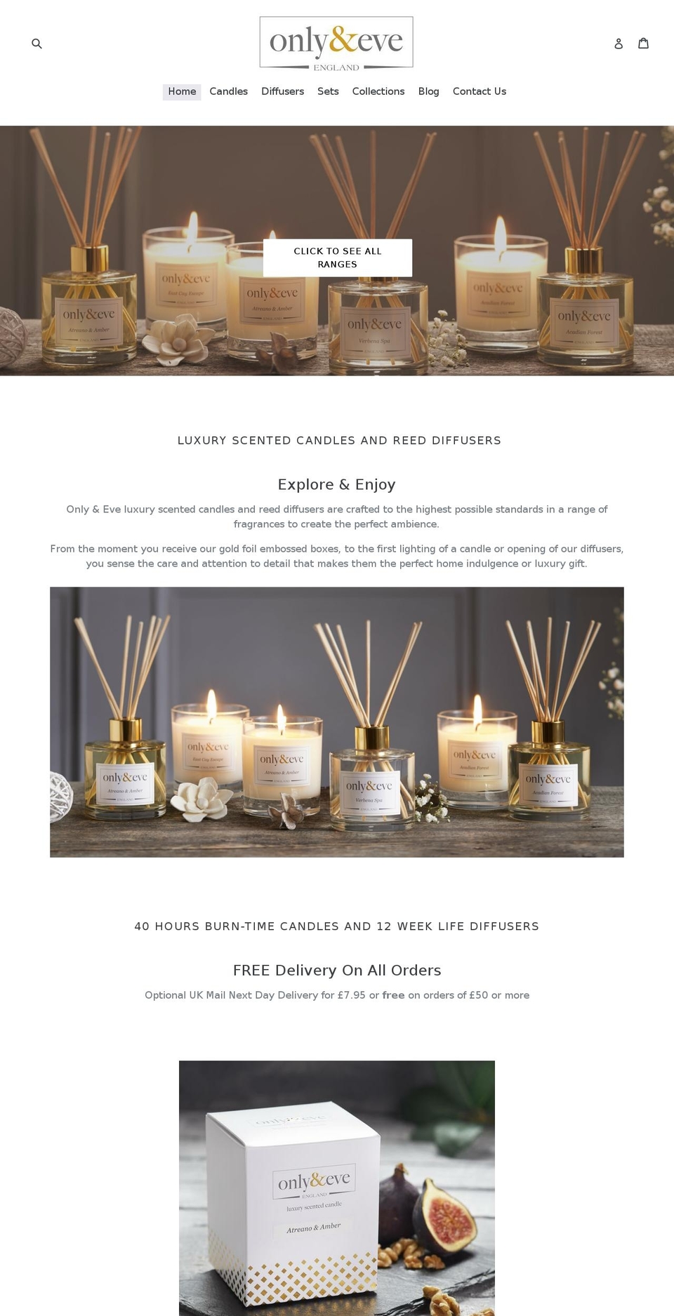 onlyandeve.com — Shopify storefront screenshot