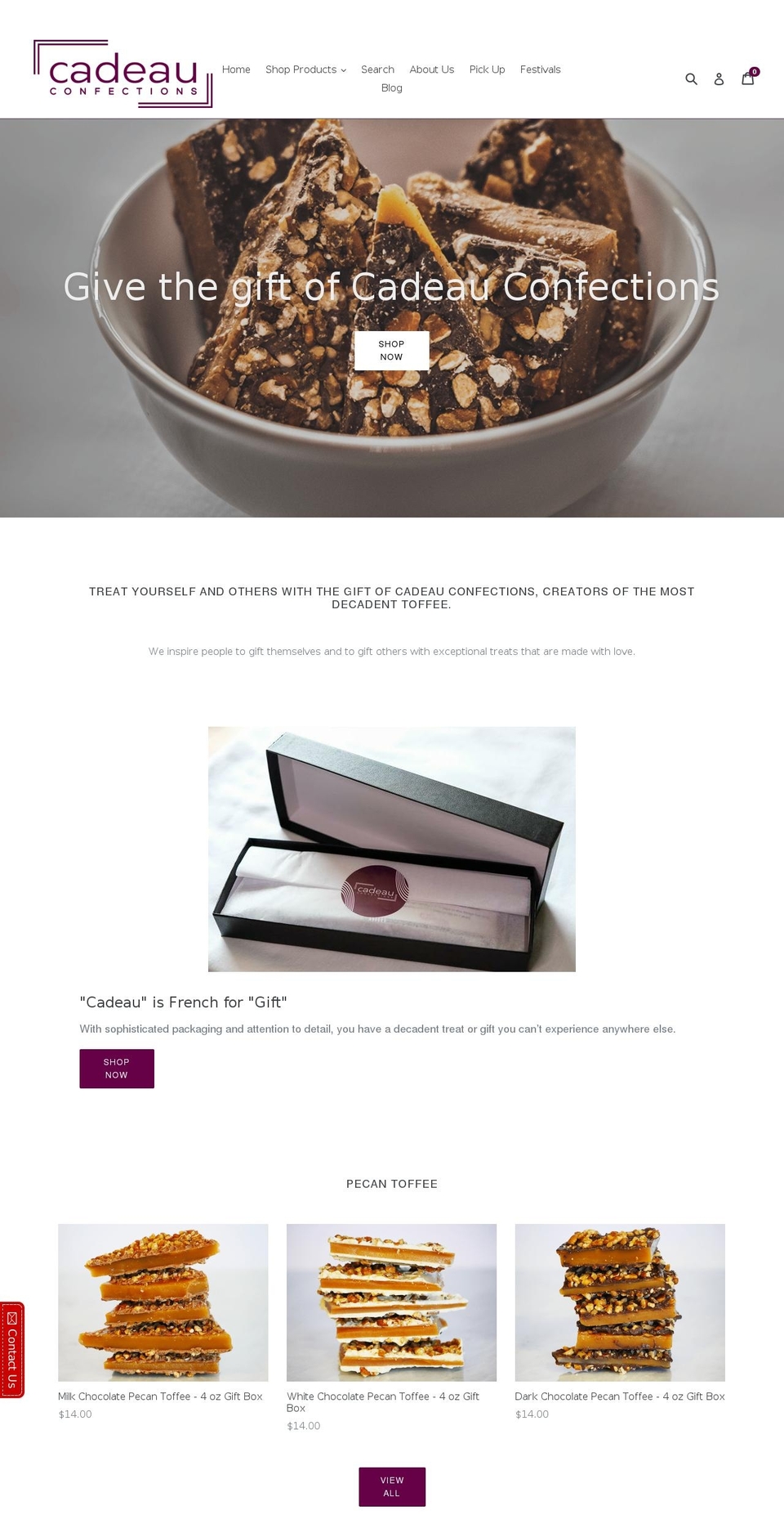 onlycadeau.com shopify website screenshot