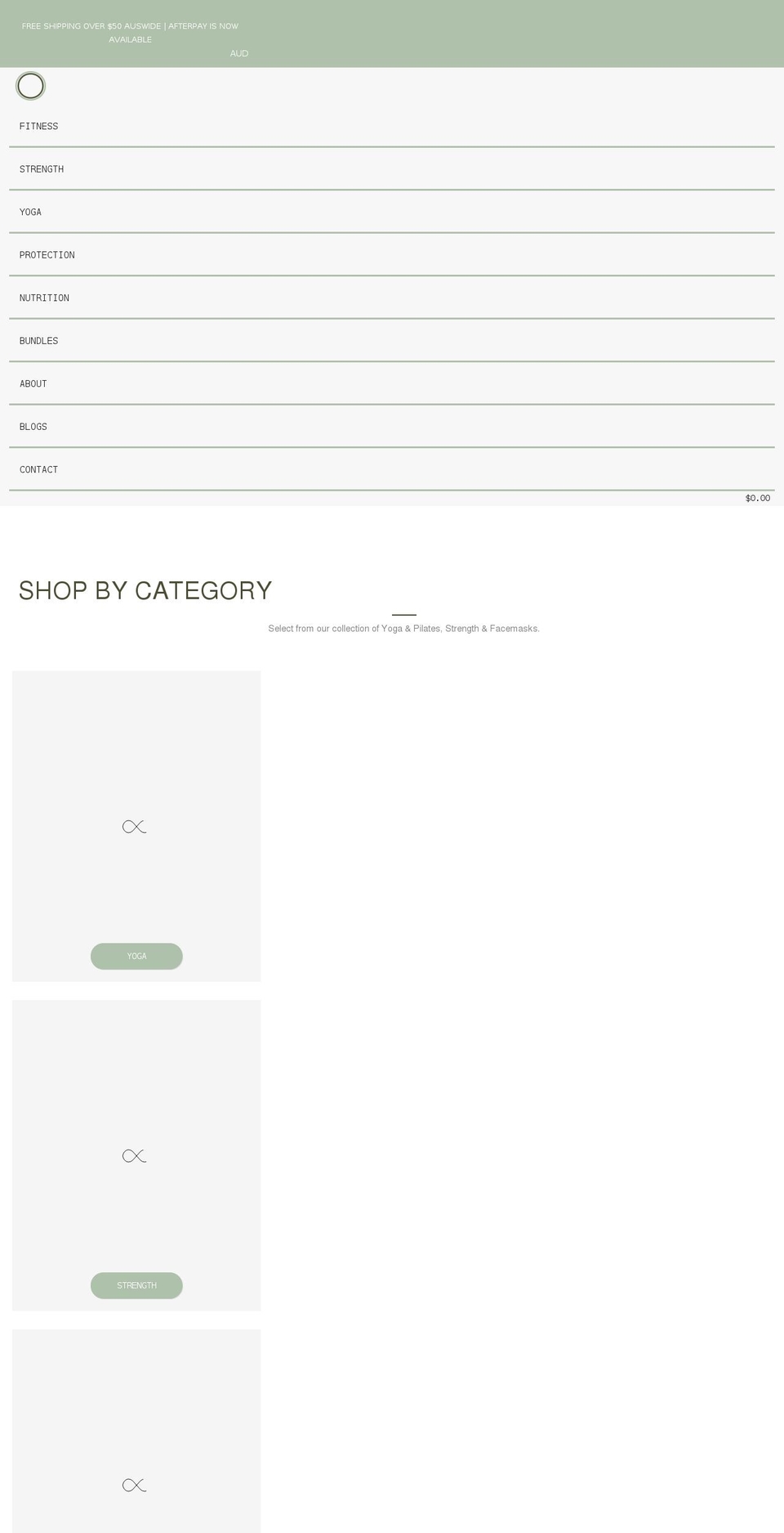 onlyessentials.com shopify website screenshot