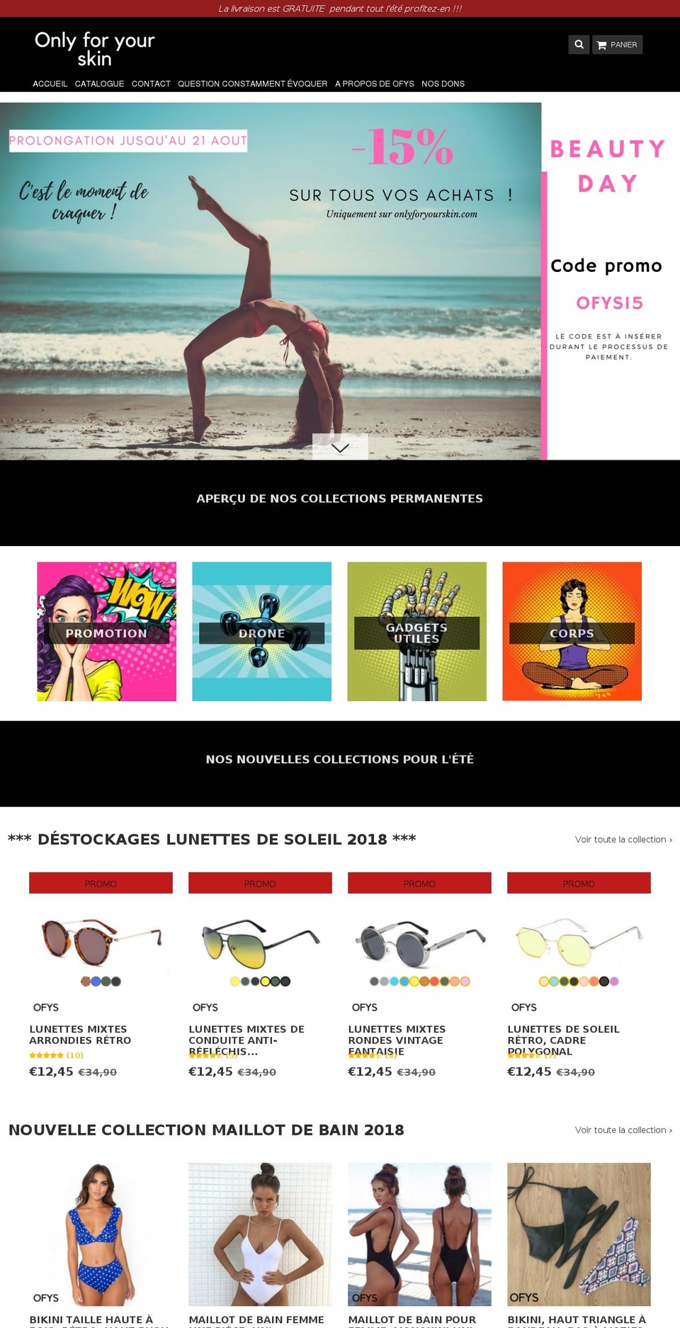 speedfly-1-10 Shopify theme site example onlyforyourskin.com