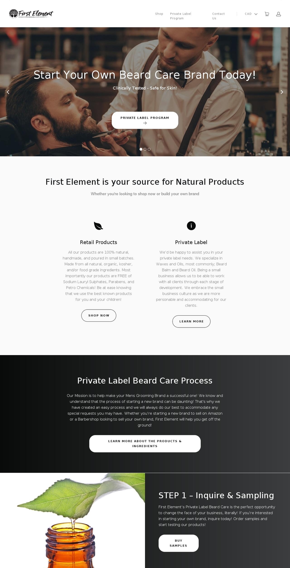 onlygreenproducts.ca shopify website screenshot