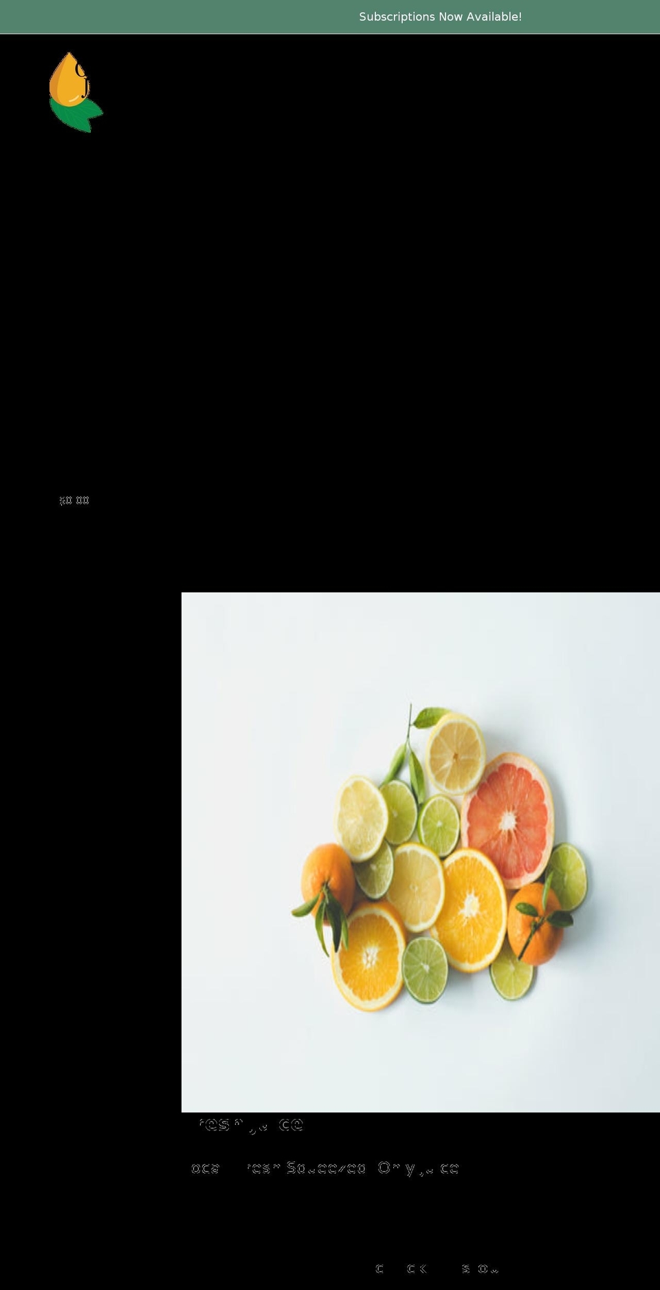 onlyjuice.co shopify website screenshot
