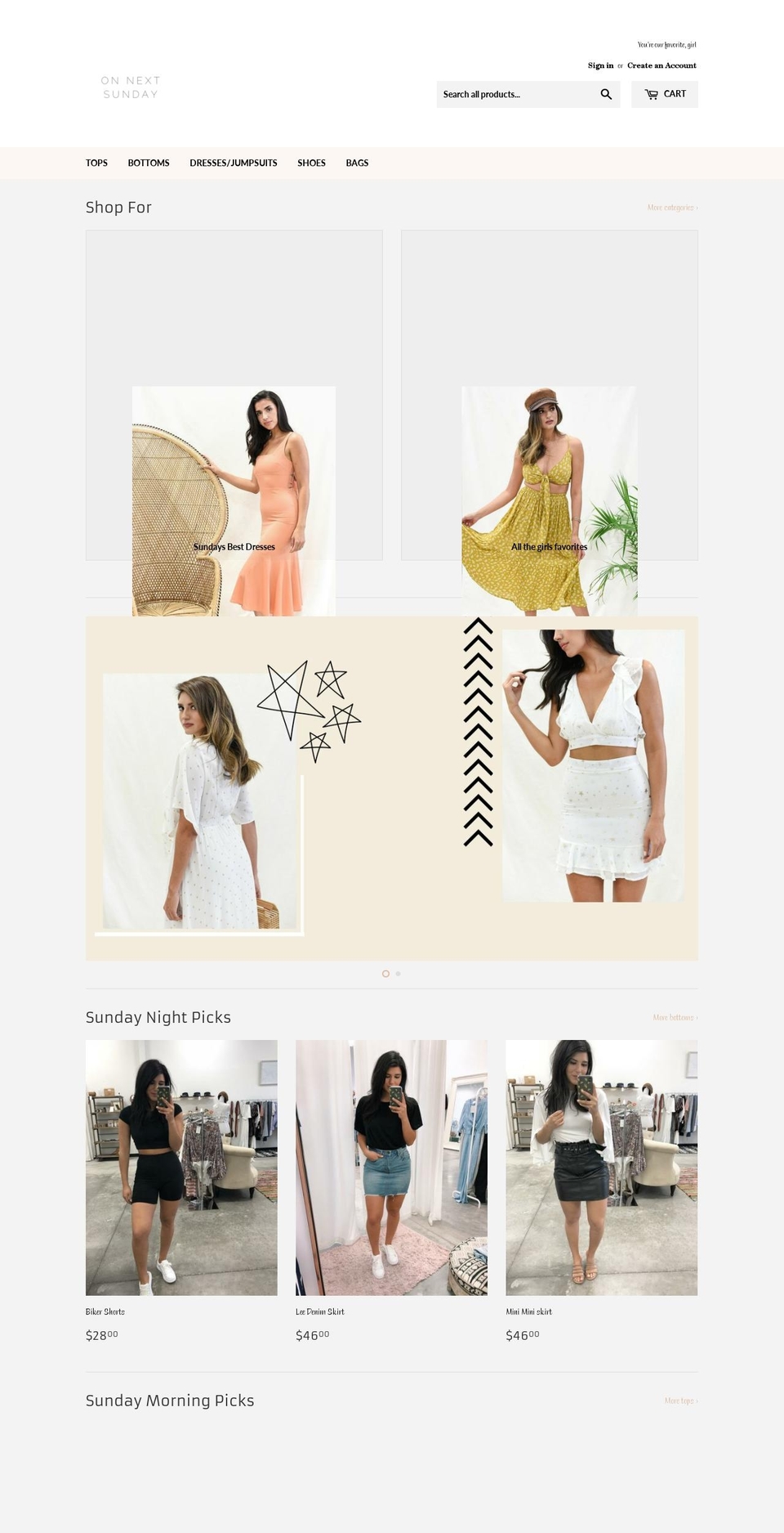 Beige for days new Shopify theme site example onnextsunday.com