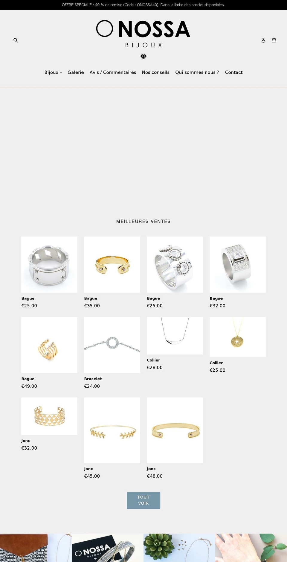 onossabijoux.com — Shopify storefront screenshot