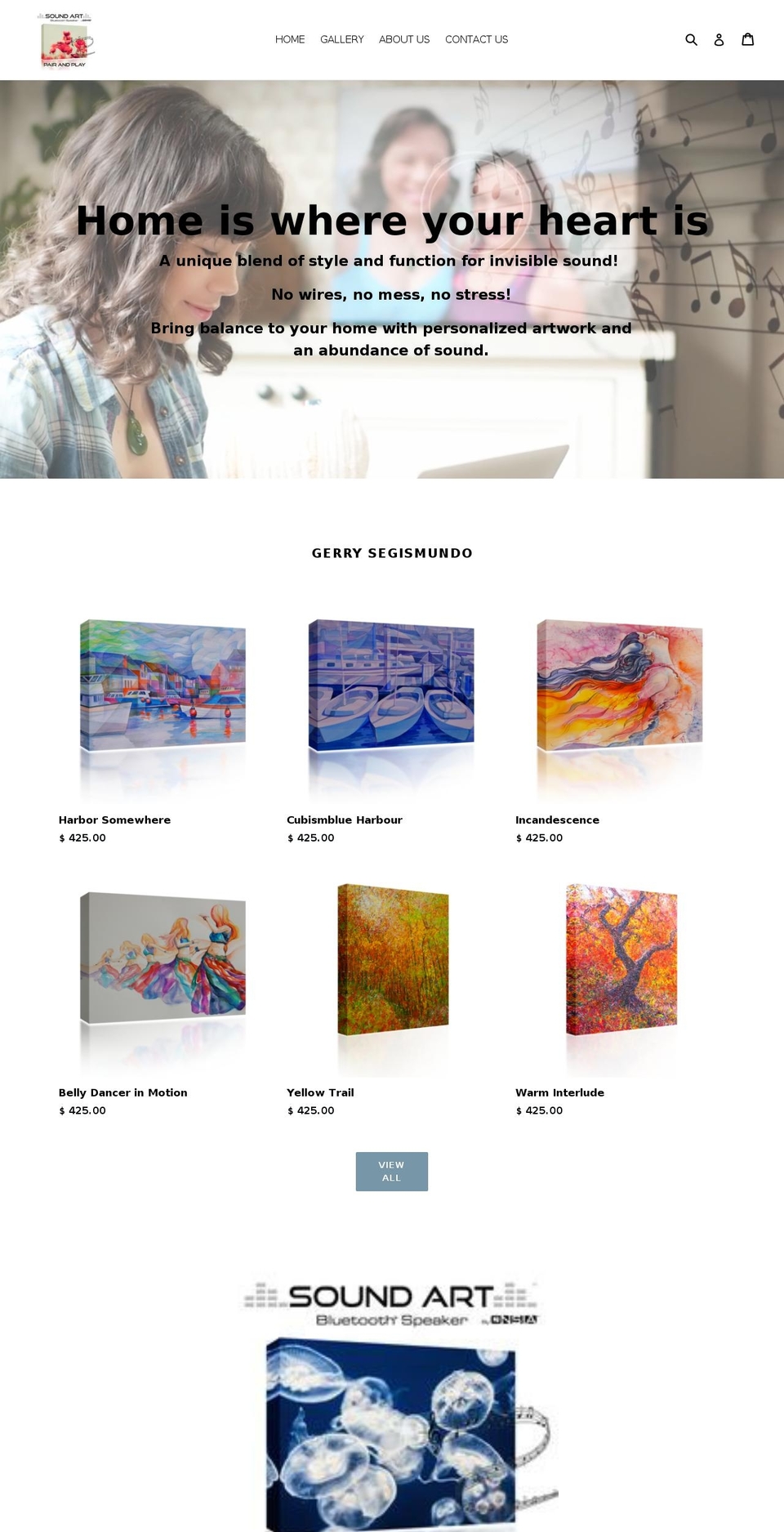 onsiagallery.com — Shopify storefront screenshot