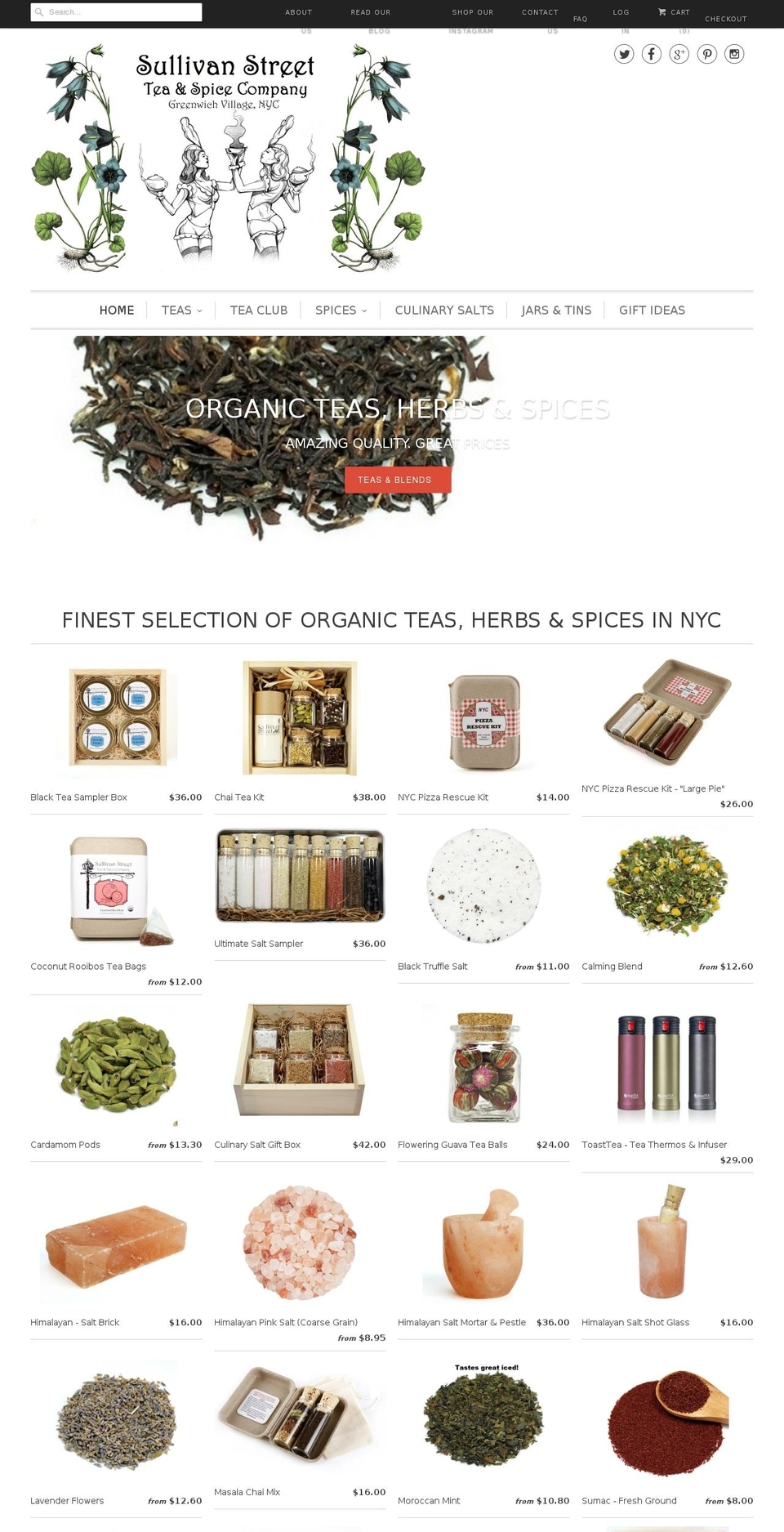 onsullivan.com shopify website screenshot