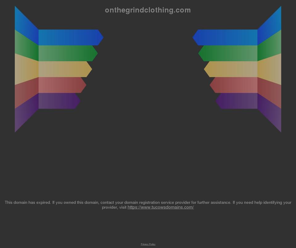 onthegrindclothing.com shopify website screenshot