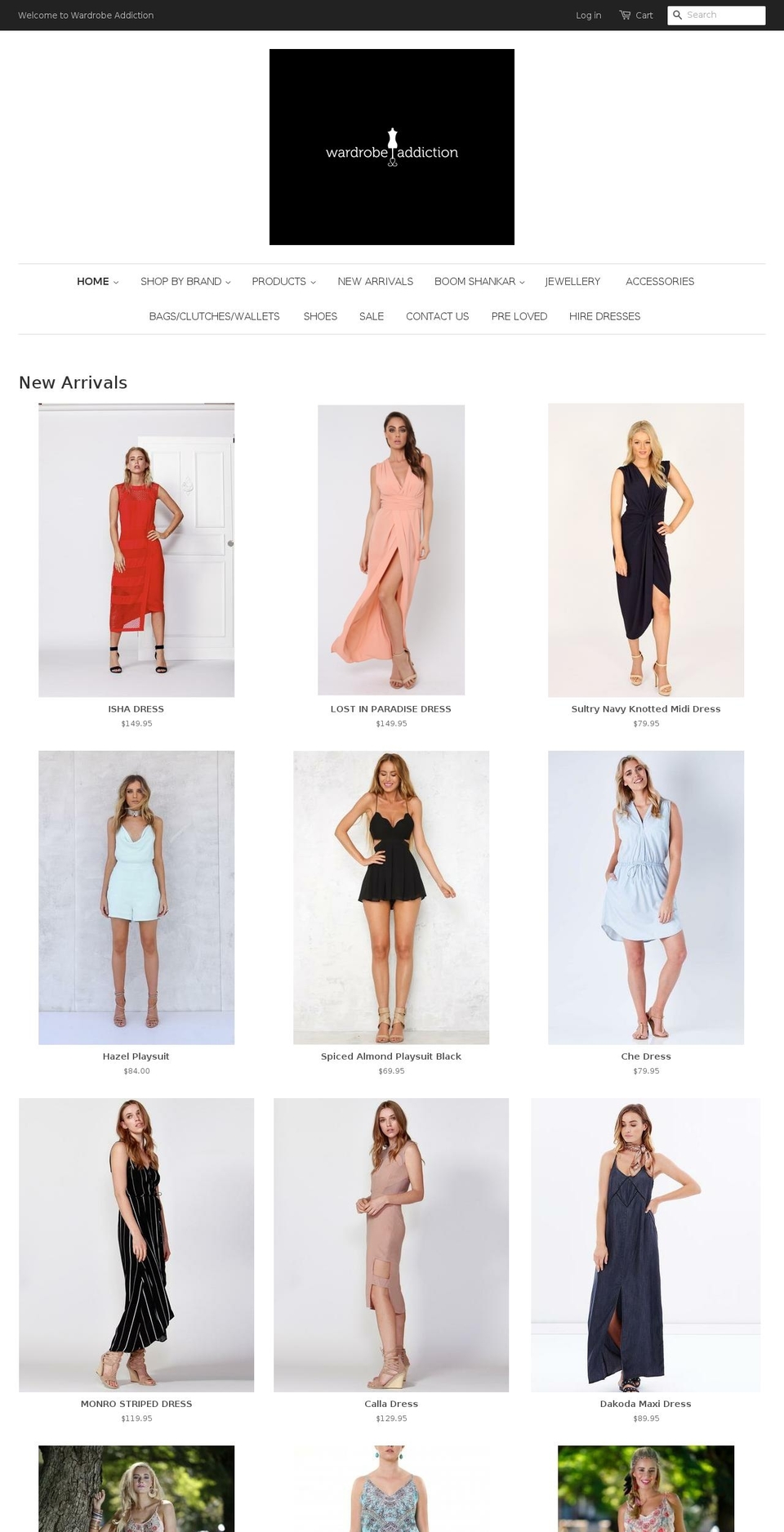 onthelaneboutique.com shopify website screenshot