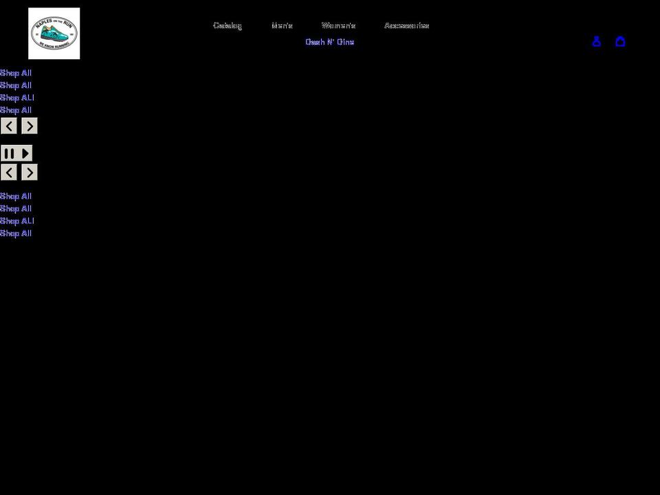 ontherunnaples.com shopify website screenshot