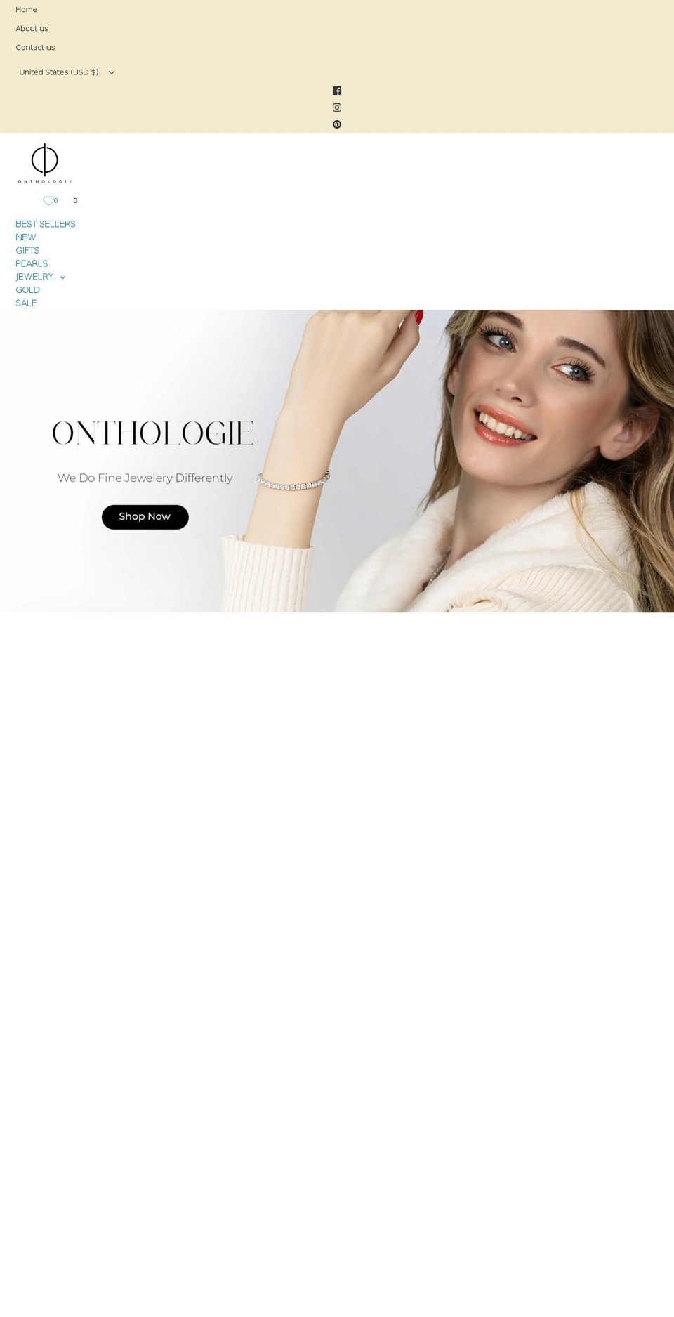 NuveCore Theme Shopify theme site example onthologie.com