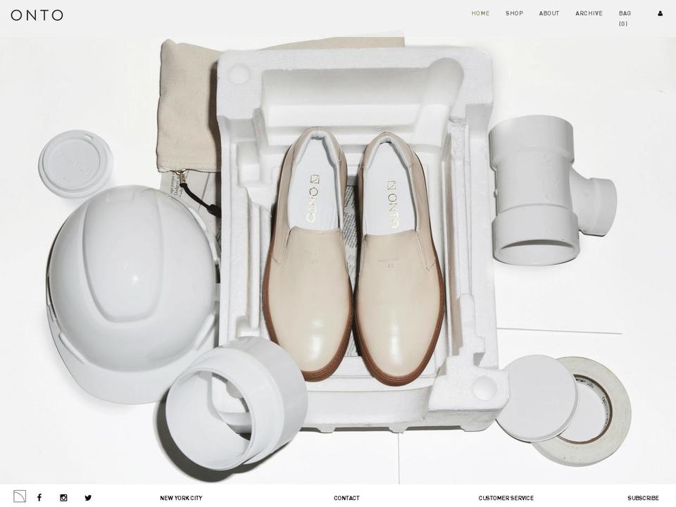 ontonyc.com shopify website screenshot