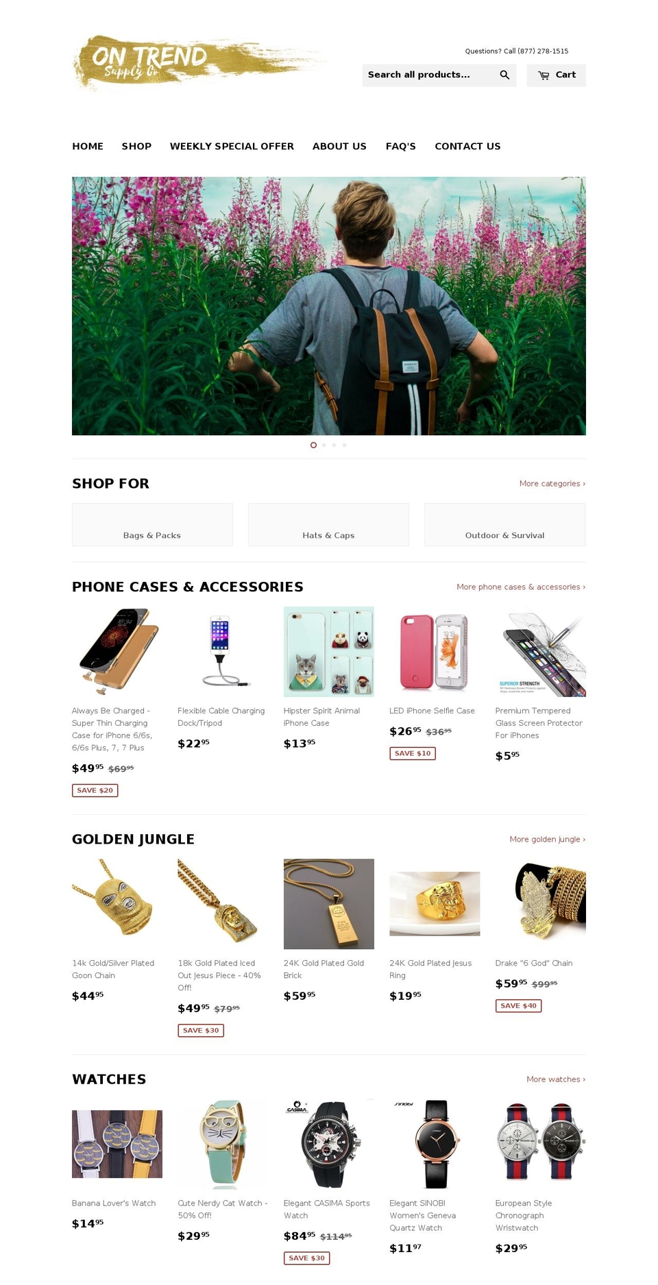 ontrendsupply.com — Shopify storefront screenshot