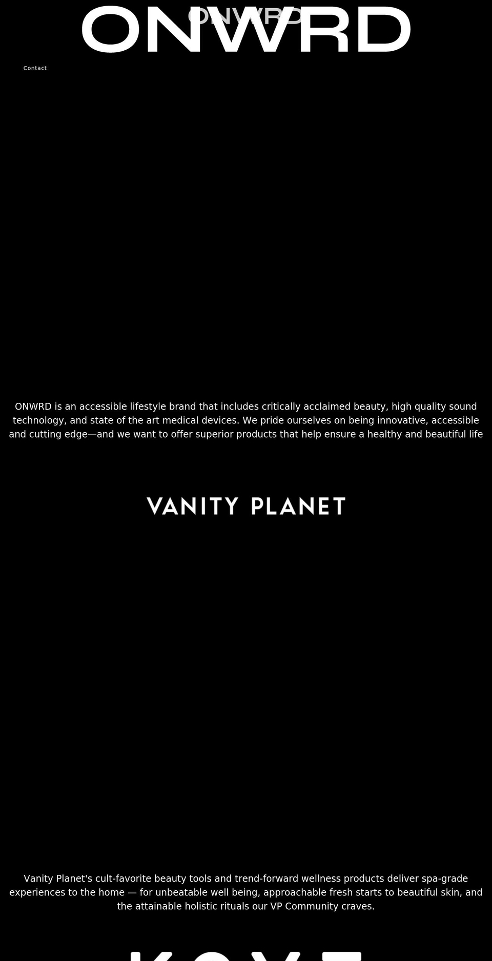 onwrd.com shopify website screenshot