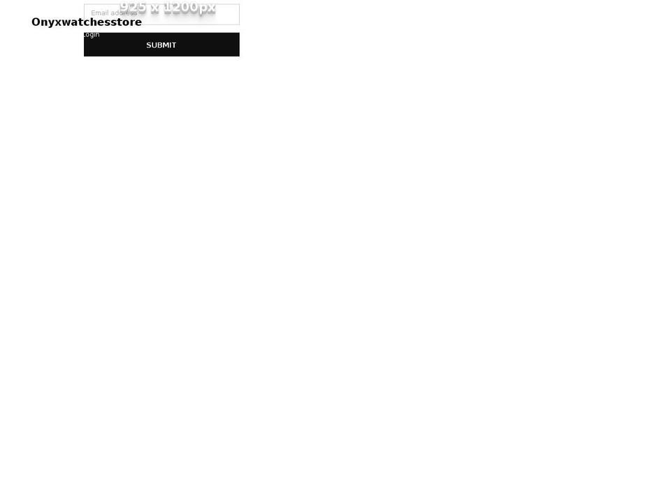 onyx-watches.com shopify website screenshot