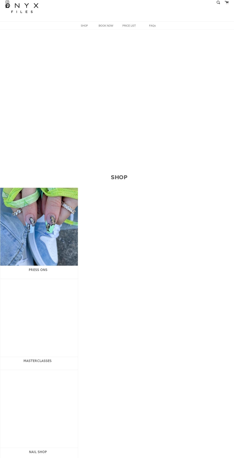 onyxfiles.com.au shopify website screenshot