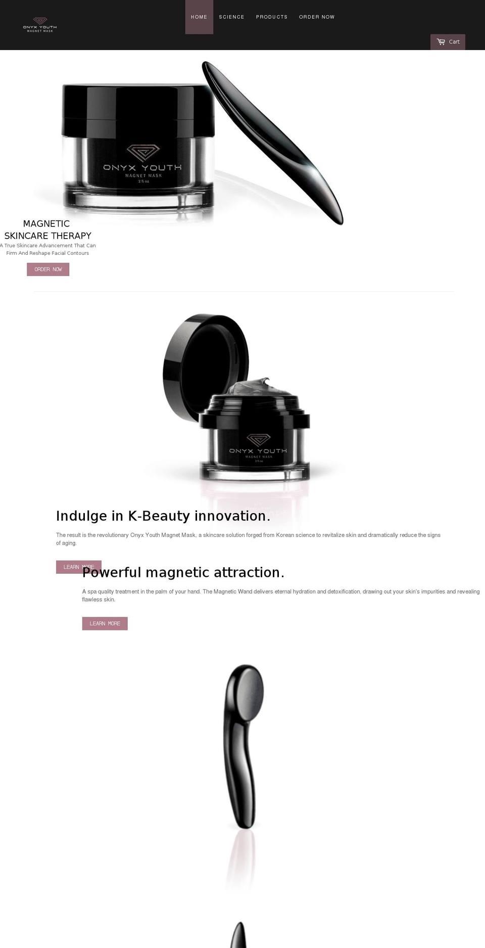 Onyx Youth (live version) Shopify theme site example onyxyouth.com