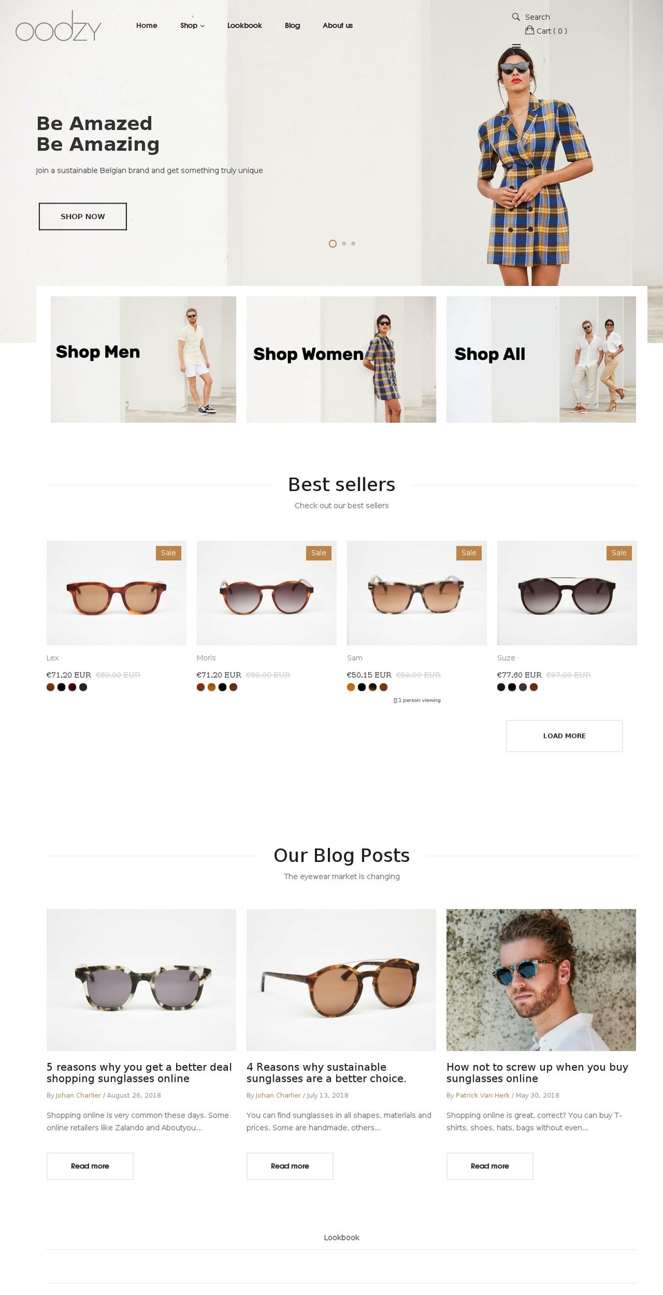 oodzy.com — Shopify storefront screenshot