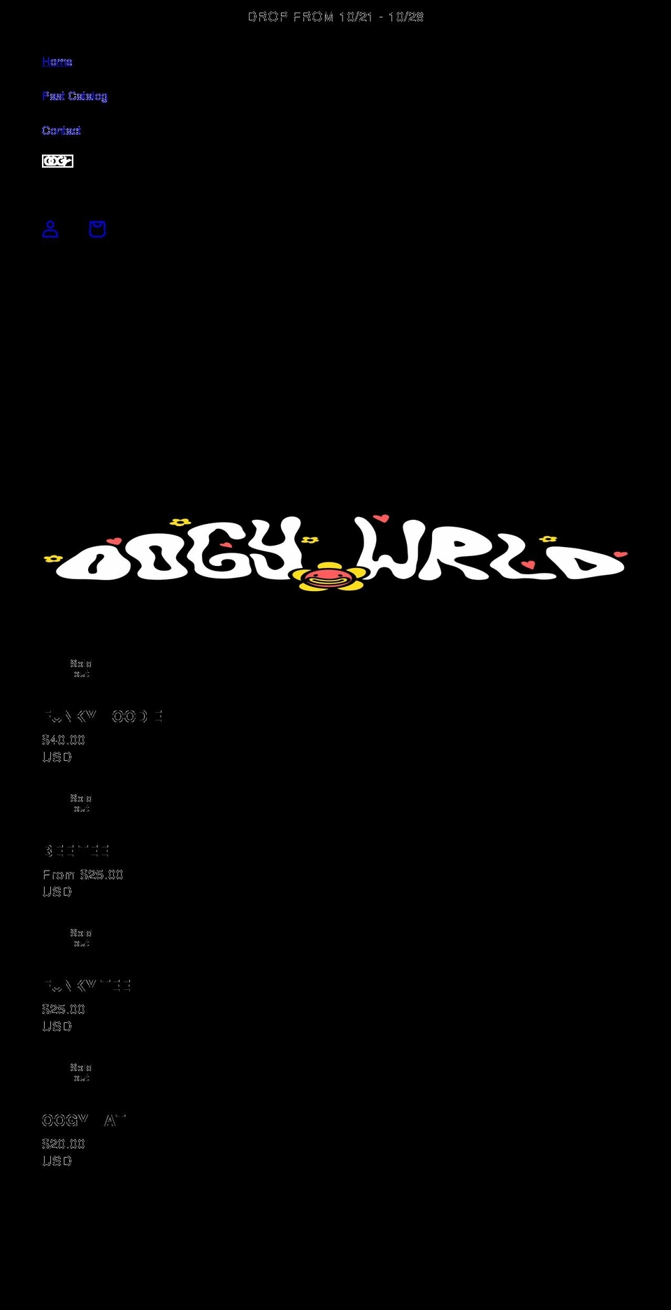 oogyworld.com — Shopify storefront screenshot