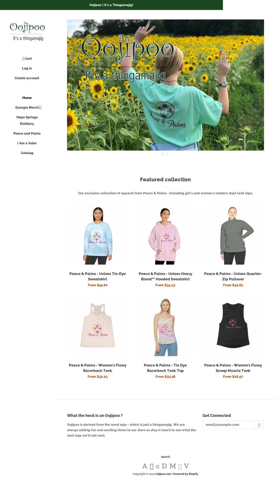 oojipoo.com shopify website screenshot