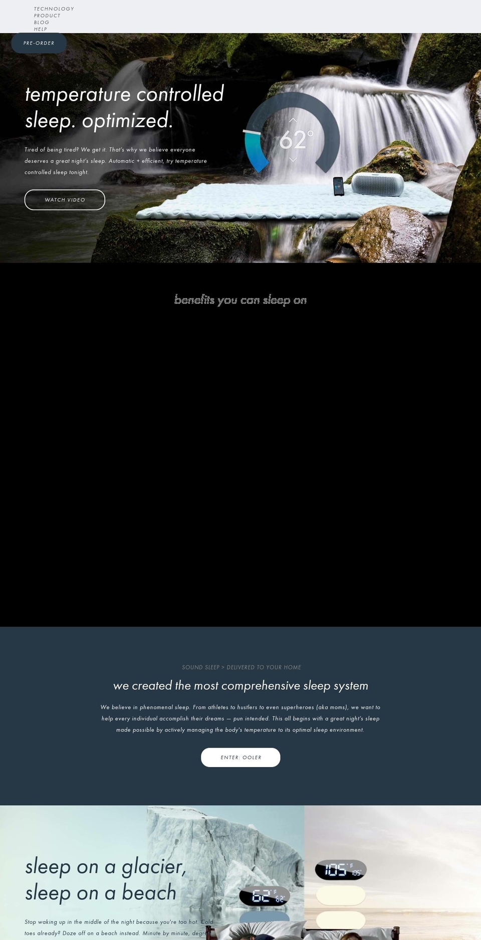 ooler.org shopify website screenshot