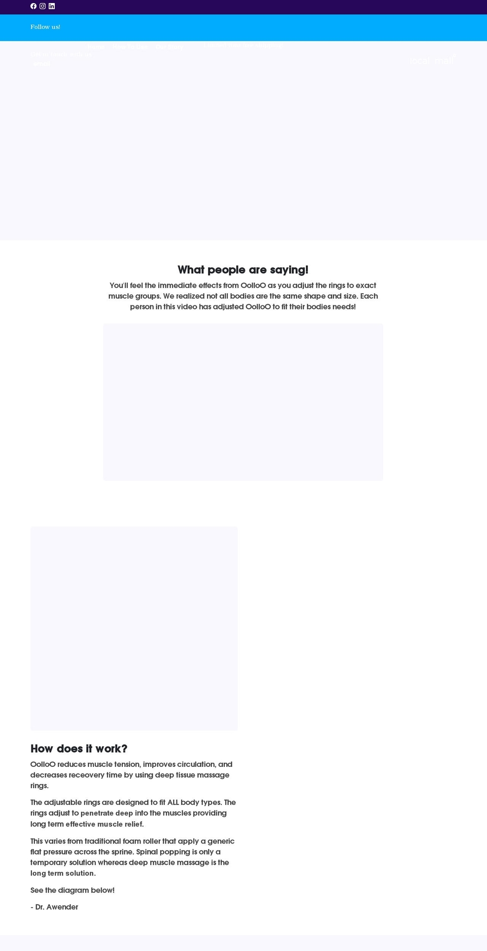 oolloo.com shopify website screenshot