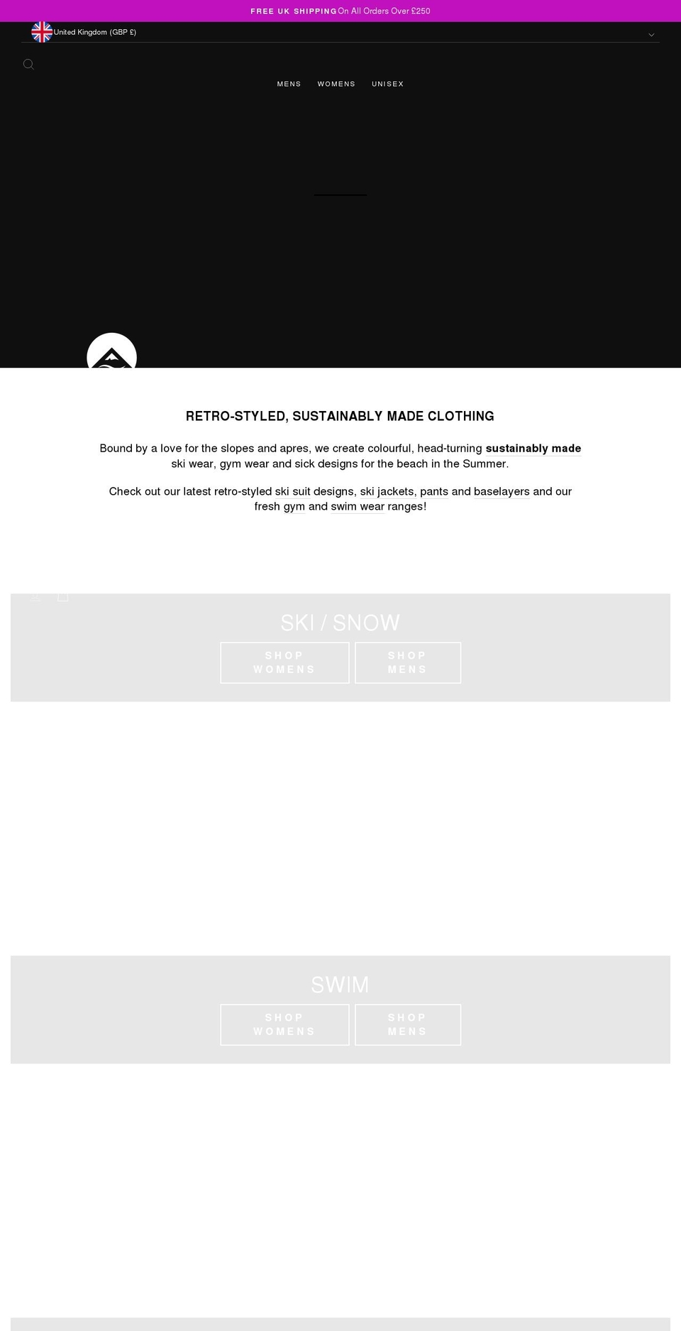 oosc-clothing.com shopify website screenshot