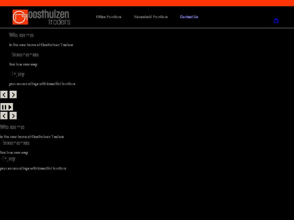 oosthuizentraders.co.za shopify website screenshot