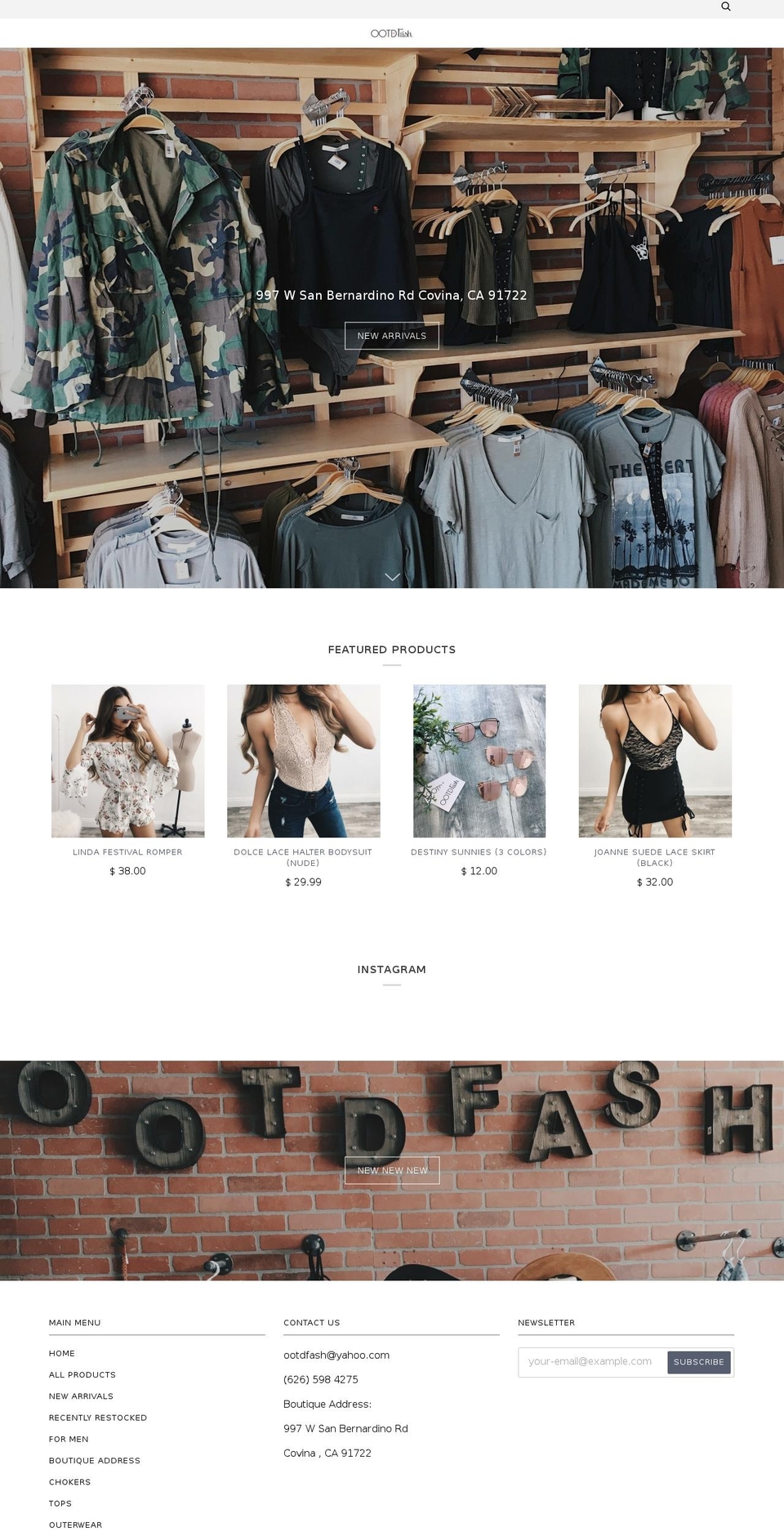 Mr Parker Shopify theme site example ootdfash.com