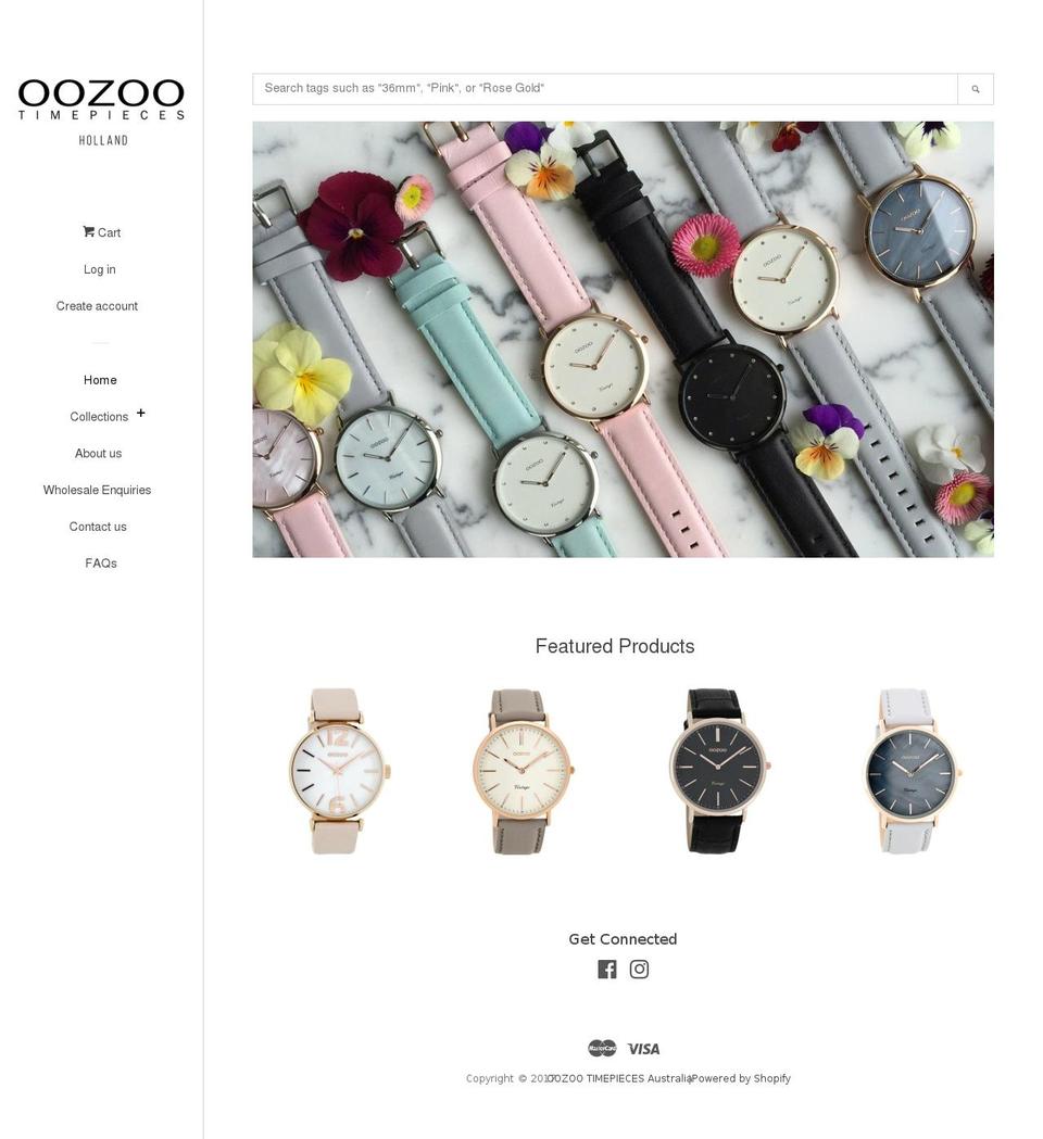 Wokiee Shopify theme site example oozoo.com.au