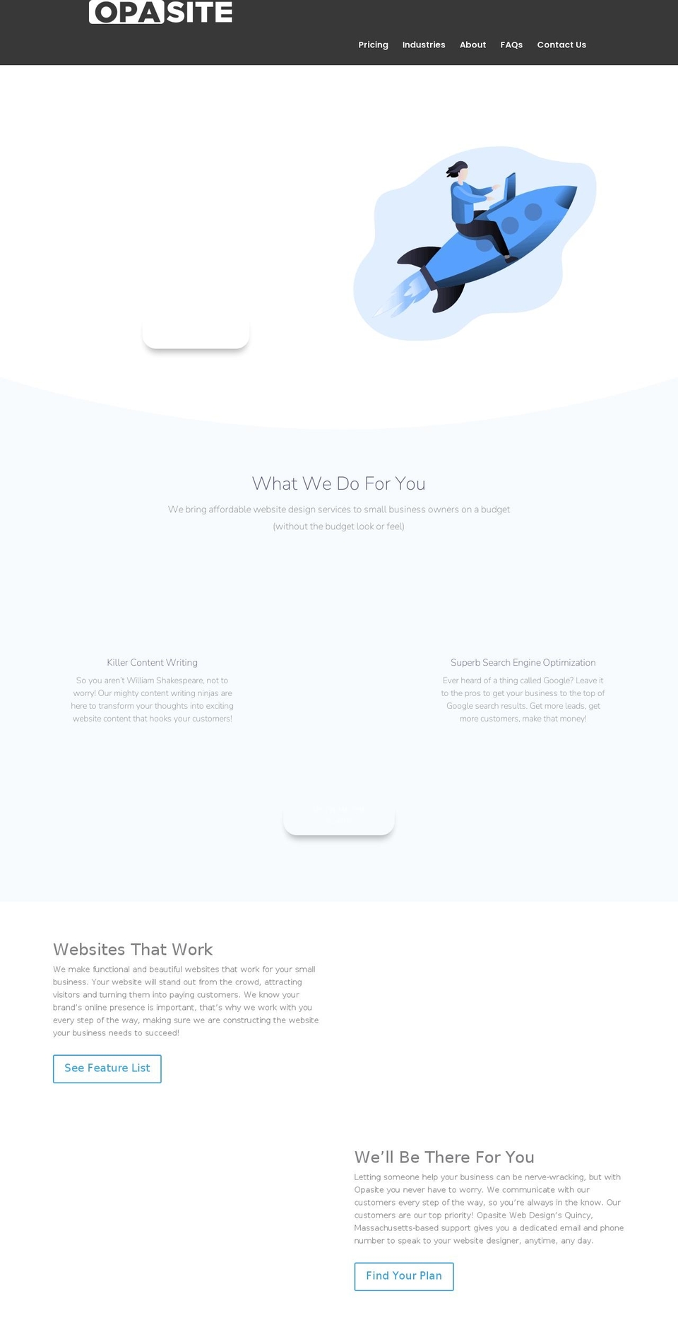 opasite.com — Shopify storefront screenshot