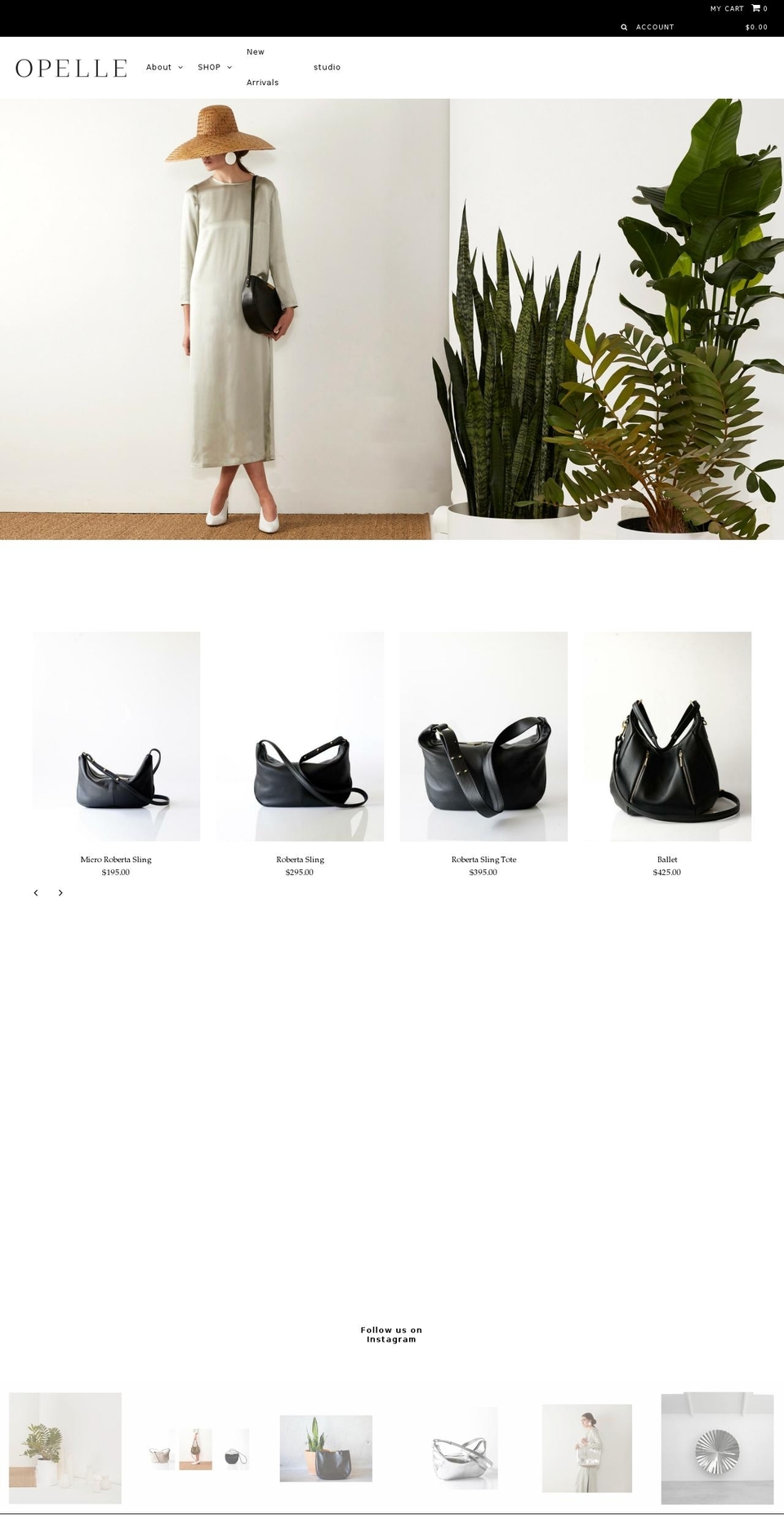 opellecreative.ca shopify website screenshot