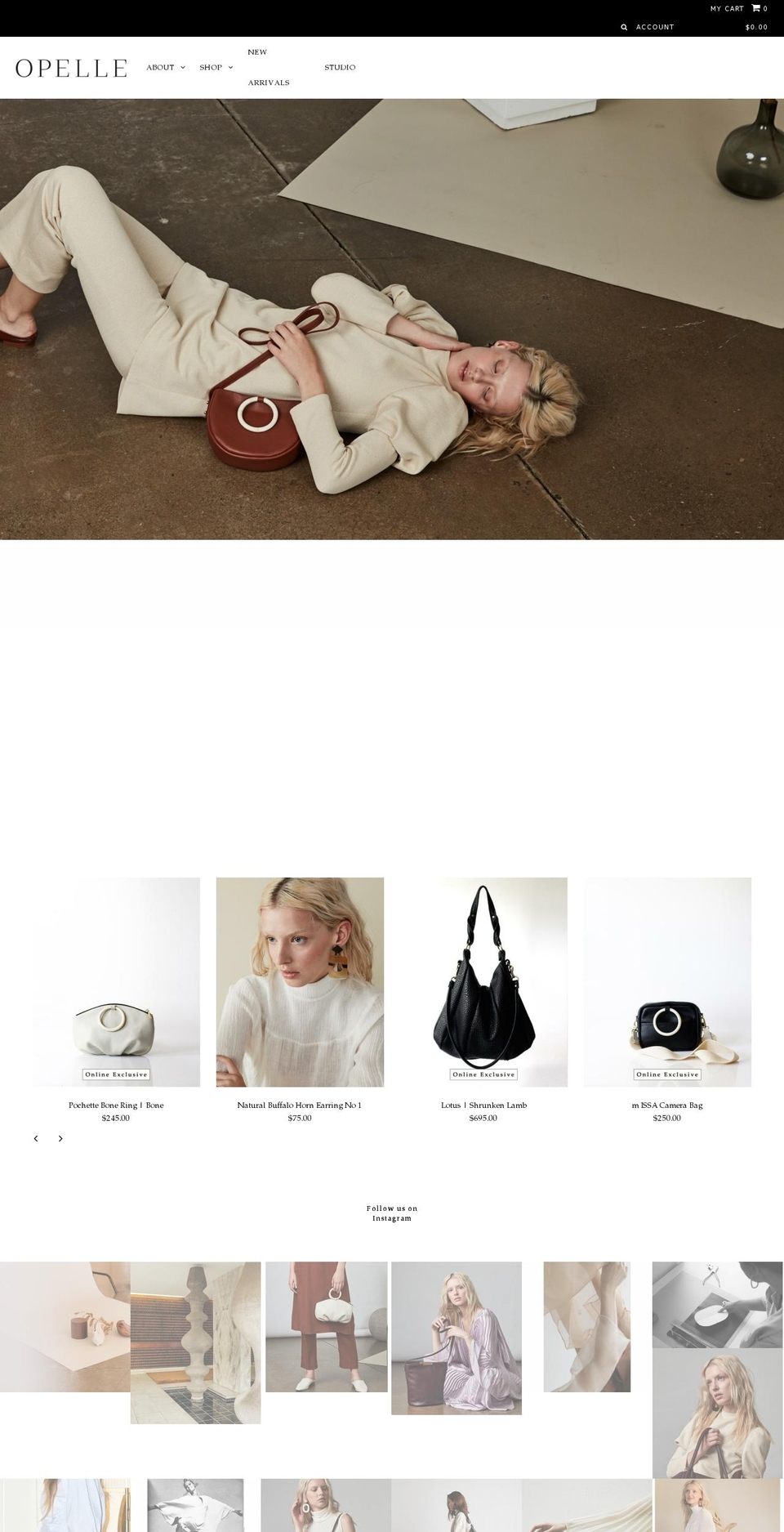 Copy of Icon Shopify theme site example opelleinternational.com