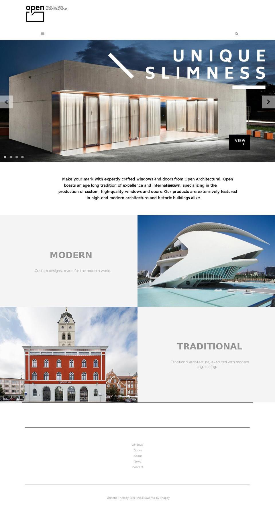 openaw.com — Shopify storefront screenshot