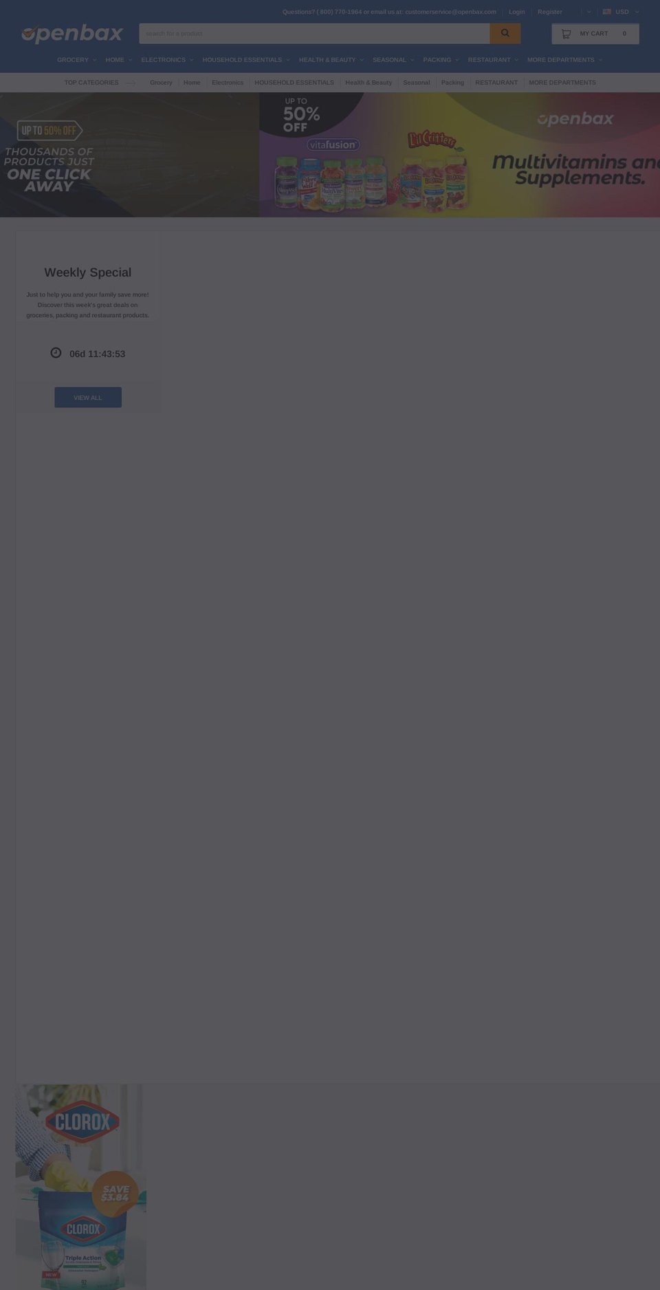 openbax.com shopify website screenshot