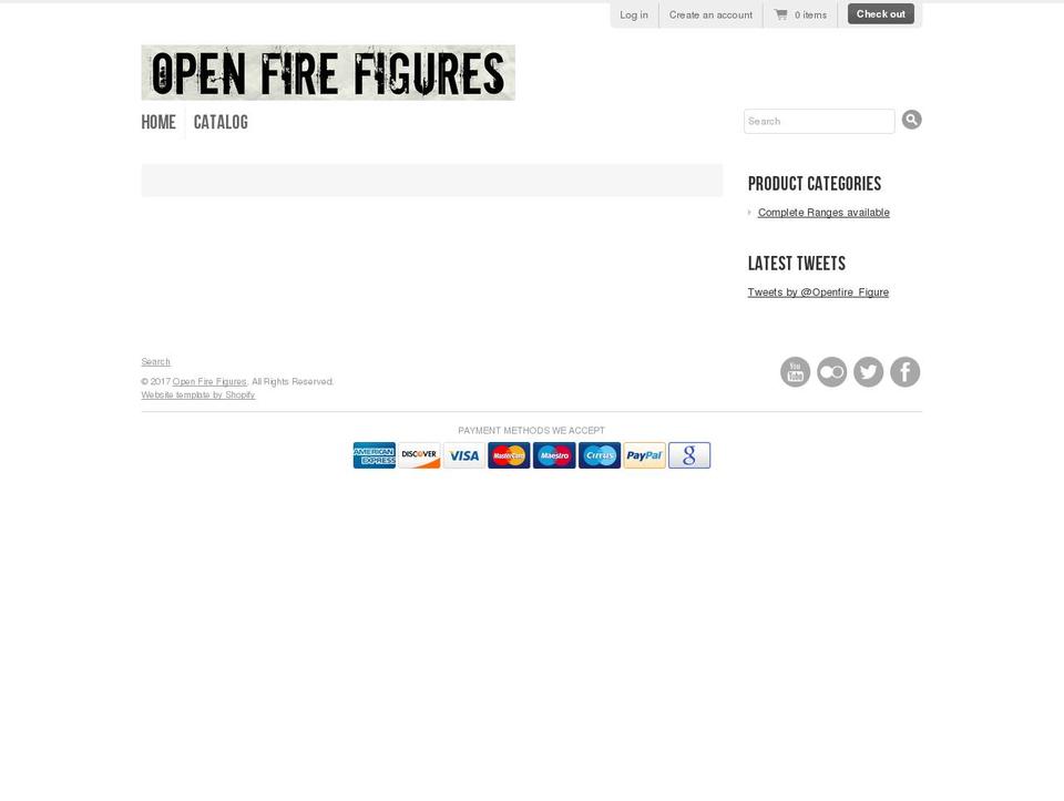 openfirefigures.com shopify website screenshot