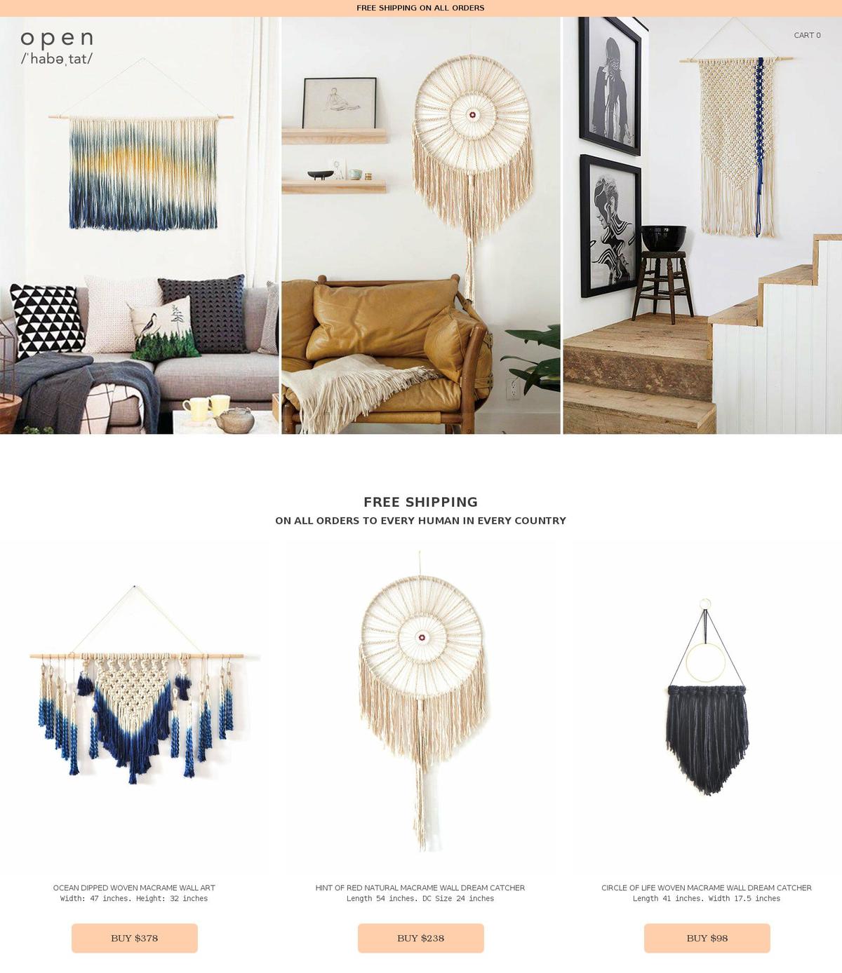 openhabetat.com — Shopify storefront screenshot