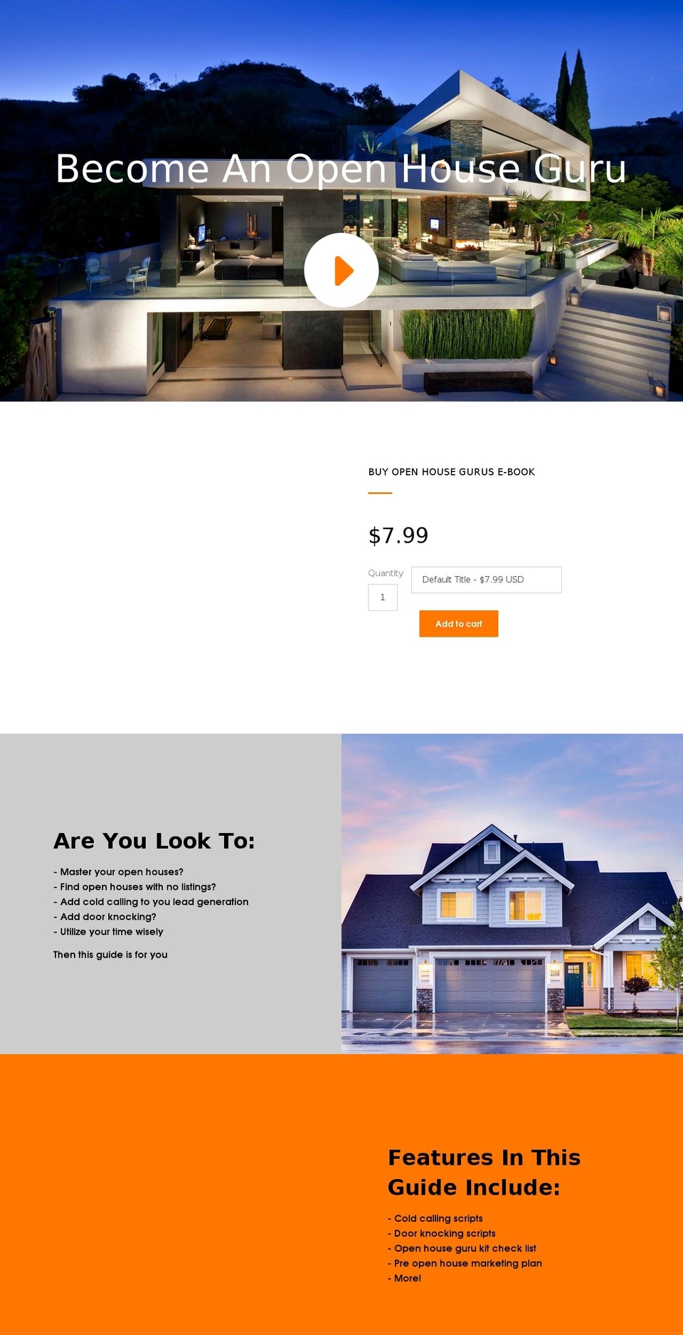 openhousegurus.com — Shopify storefront screenshot