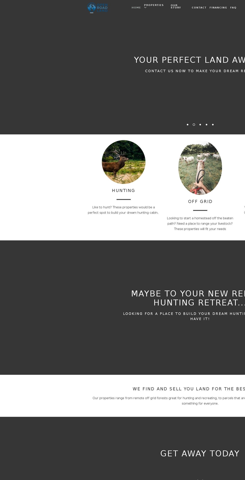 openroadland.com — Shopify storefront screenshot