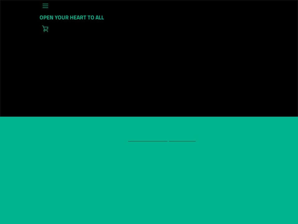 openyourhearttoall.org shopify website screenshot