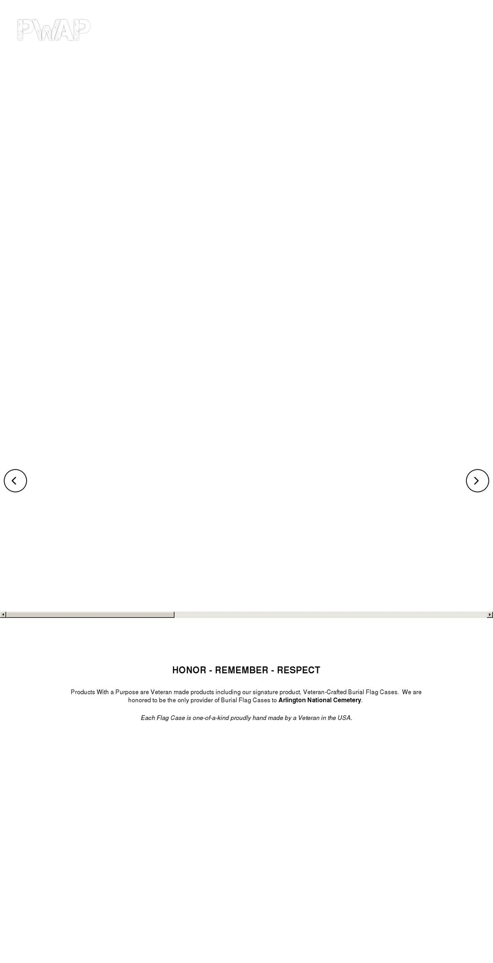 operationhonor.org shopify website screenshot