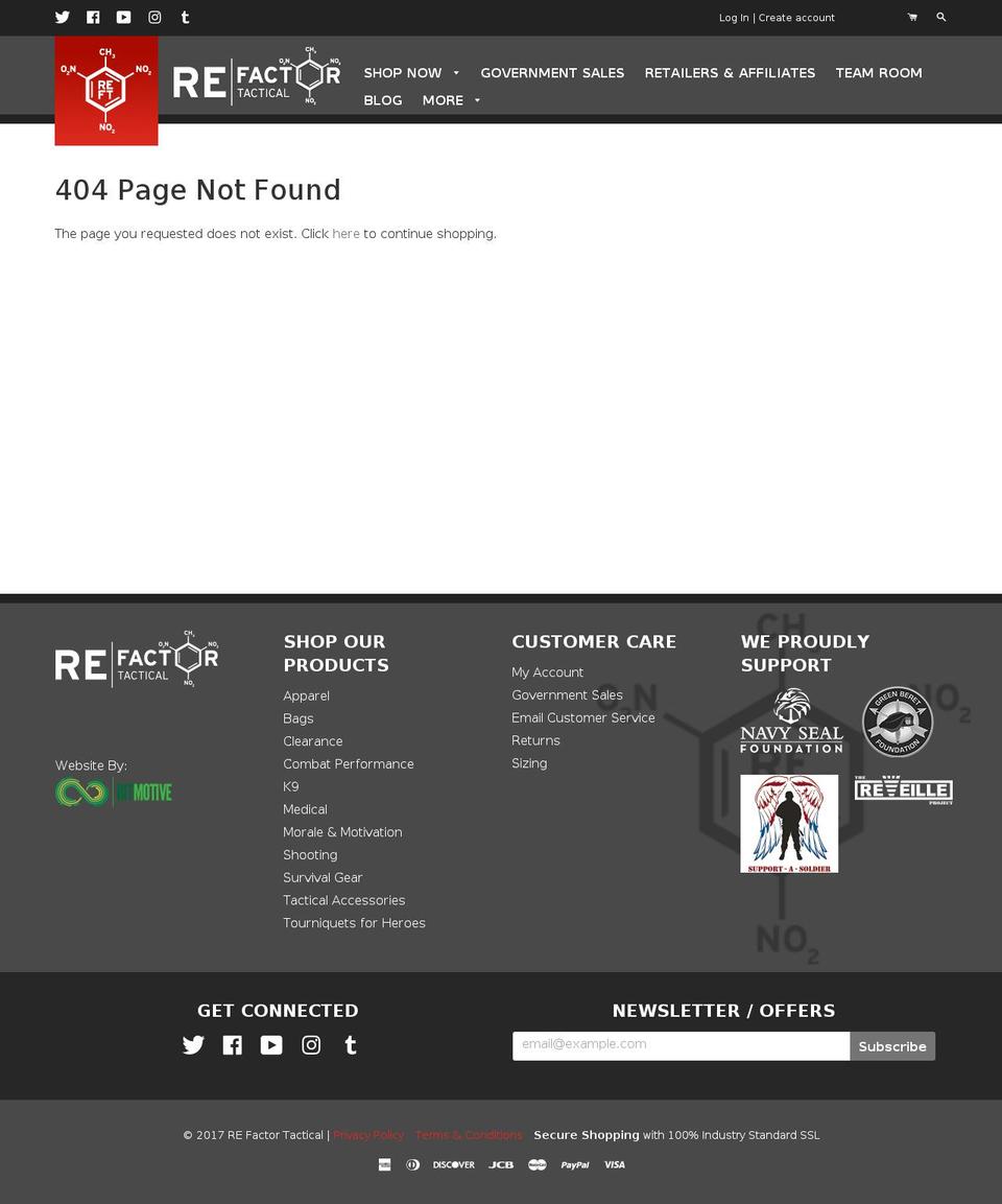 RE Factor Theme Shopify theme site example operatorband.com