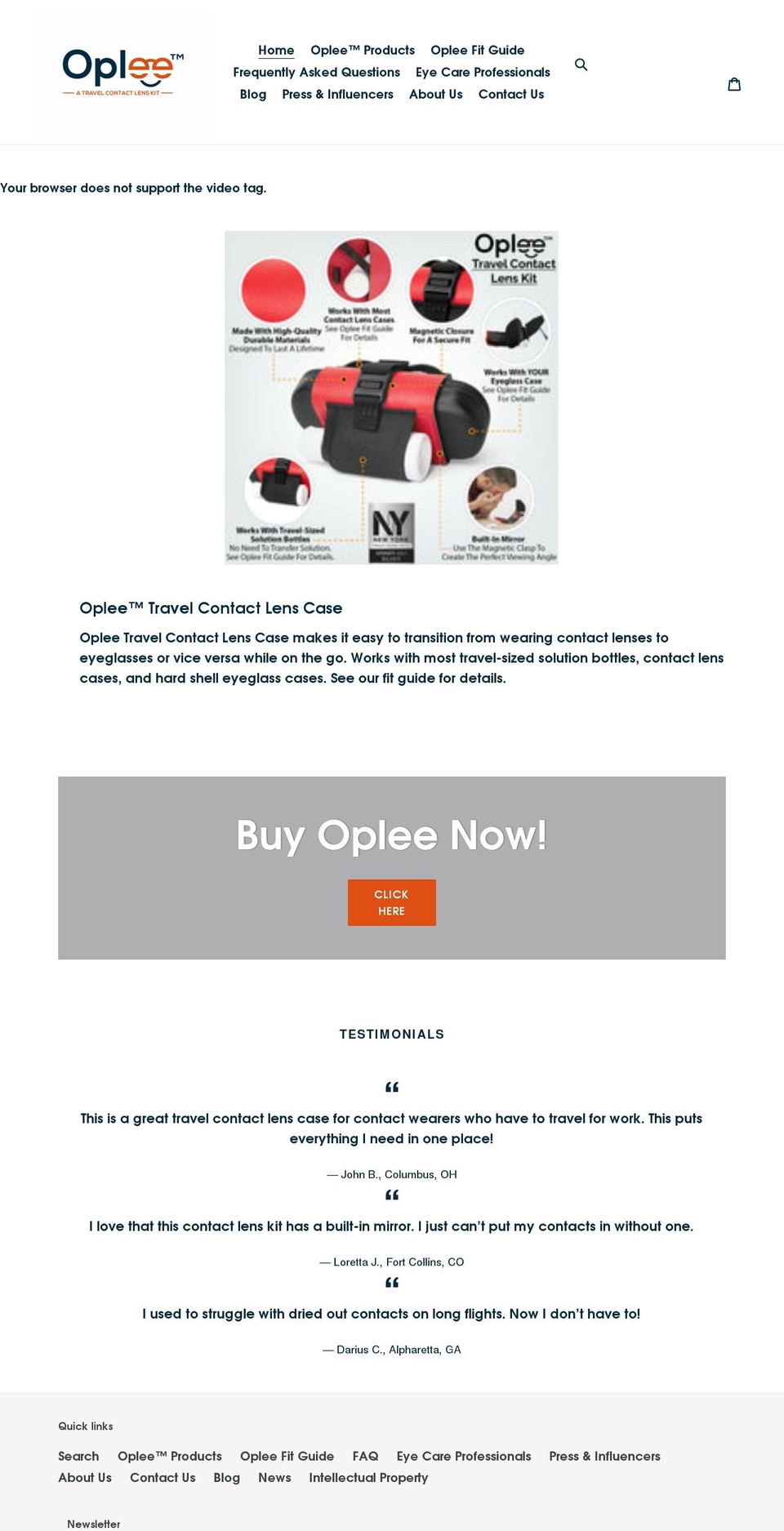 opleekit.com shopify website screenshot