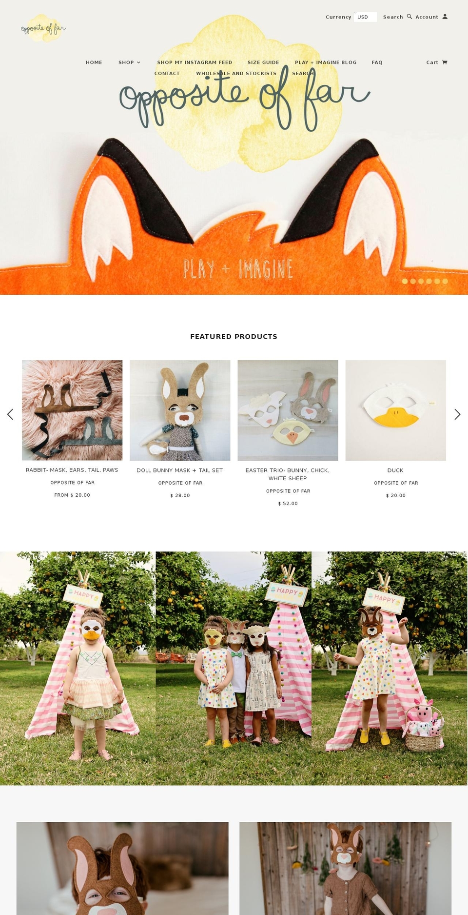 oppositeoffar.com shopify website screenshot