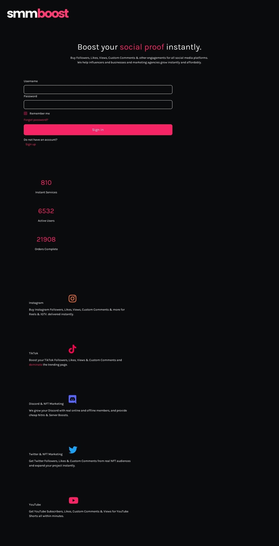 opsocialmedia.com — Shopify storefront screenshot