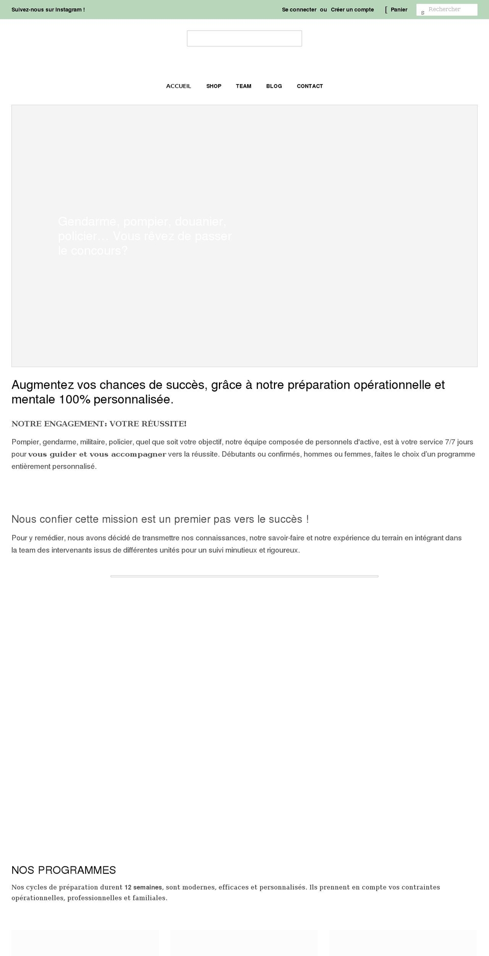 opsprepaconcours.com shopify website screenshot